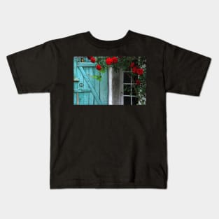 The Portes-en-Ré - Roses on the shutter. Kids T-Shirt